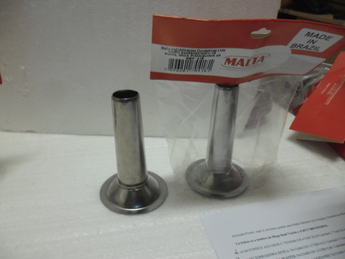 Imagen 2 de 4 de Embudo Inox Largo 10 Cms Para Picadora N° 8 Envío Gratis