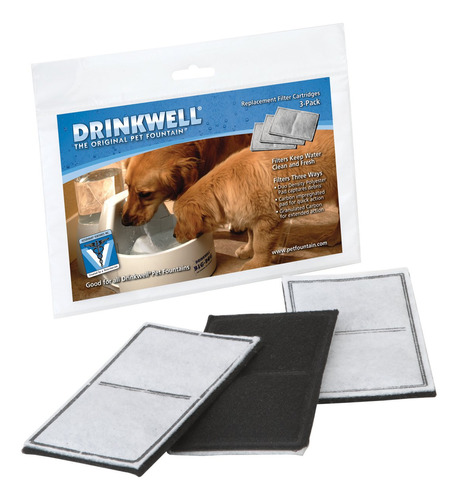 Filtro Para Fuente De Agua Petsafe Drinkwell Carbon, Paquete