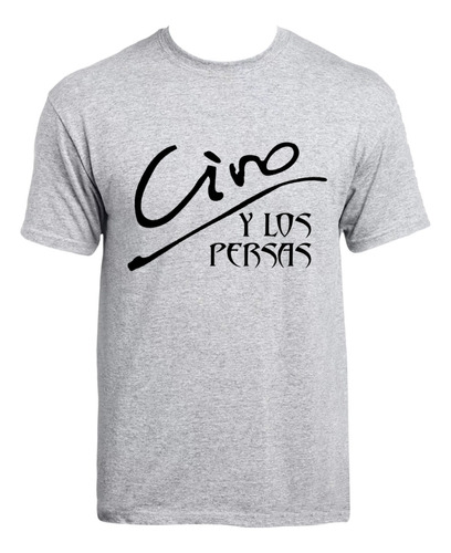 Remera Ciro Y Los Persas Rock Nacional Algodón Premium