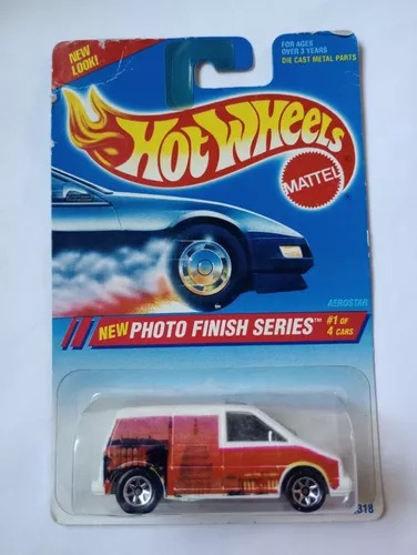 Hot Wheels Diecast Toy Car Aerostar Photo Finish Series 1994