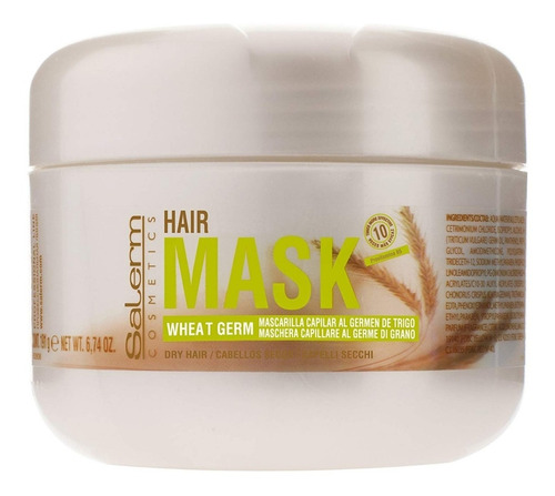 Salerm Mask Germen De Trigo 200ml Mascarilla Reparación 