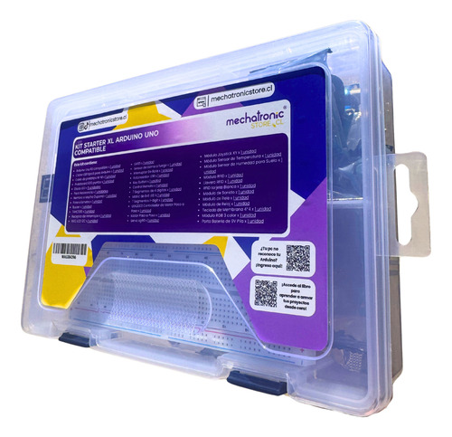 Kit Starter Arduino Compatible Avanzado Con Libro Y Caja
