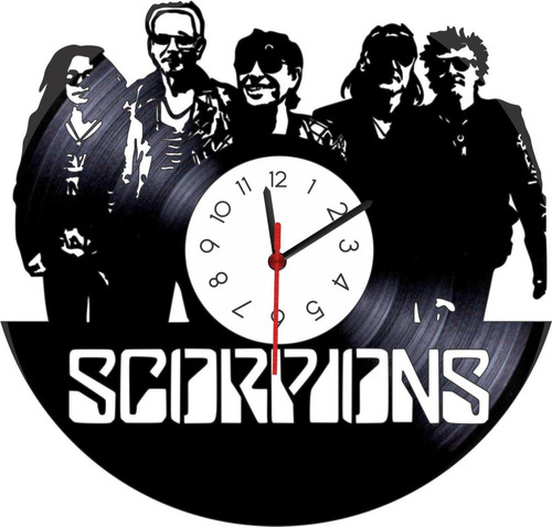 Reloj En Vinilo Lp/ Vinyl Clock Scorpions