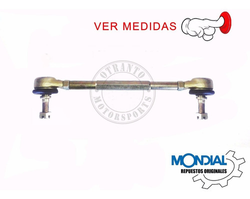 Extremo Y Barra De Dirección Cuatriciclo Mondial Fd 150 Q