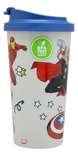 Mug Venti Licencias 380 Ml Avenger