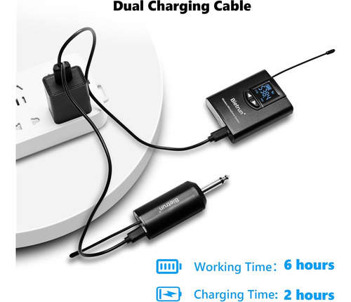 Uhf - Sistema De Micrófono De Solapa Inalámbrico Lavalier, M