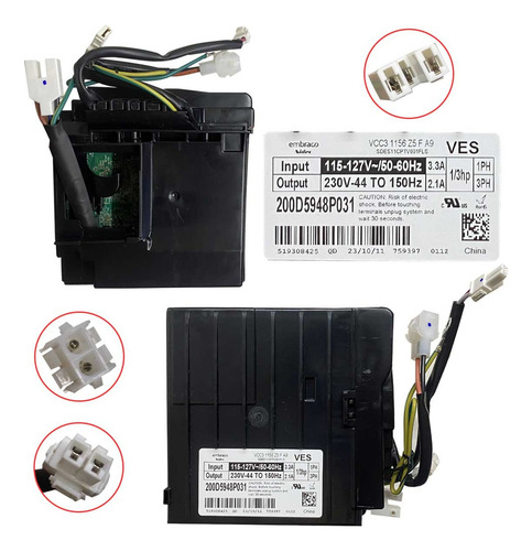 Módulo Tarjeta Inverter Embraco Compat Whirlpool Mabe Ge Y +