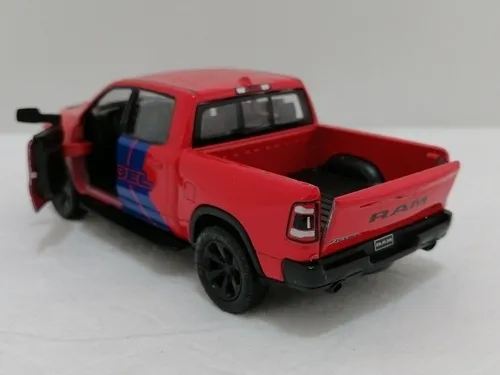 Dodge Ram 1500 Rojo/ Escala 1:46/kinsmart/ 13cms Largo/metal