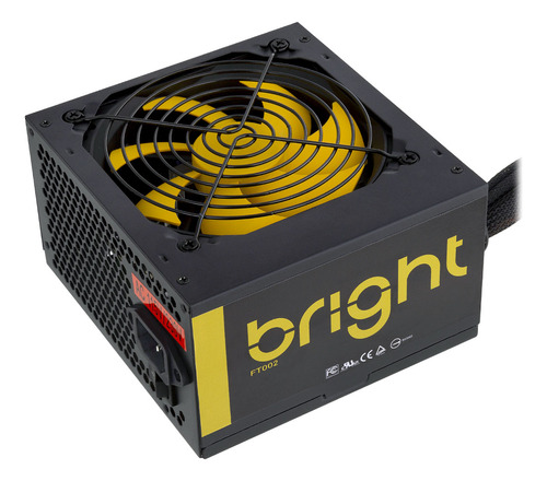 Fonte De Alimentação Pra Pc Atx Automática 650w Bright 110V/220V