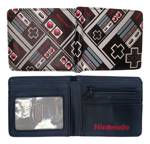 Cartera Inspirada En Nintendo Control Mando Nes Billetera Pu Nintendo 1985 Mando De Nes