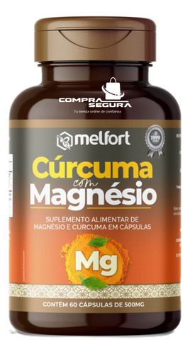 Cúrcuma Con Magnesio Cápsulas Envío Gratis