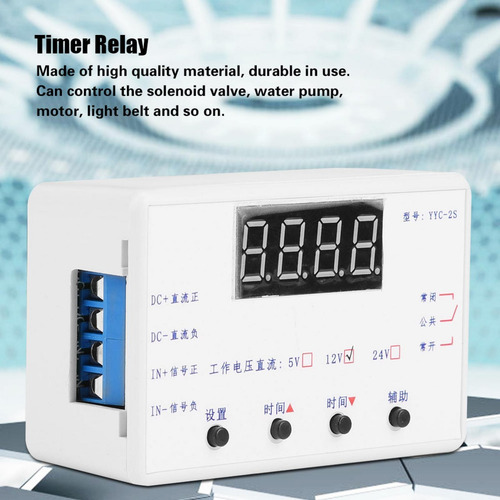 Pantalla Led Temporizador Variable Módulo Relé Control Autom