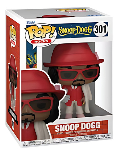 Funko Pop! Rocks #301 - Snoop Dogg: Snoop Dogg (red)