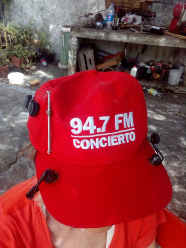 Antigua Radio Gorra Fm Concierto Uso/ Deco/ Coleccion