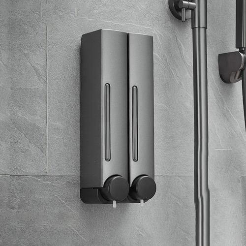 Monte De Pared Liquid Soap Dispenser Dispenser Cabeza Doble