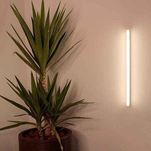 Kit 10 Led Tubular T5 Com Calha 90cm 14w Acoplada Completa Luz Branco-neutro 127/220V