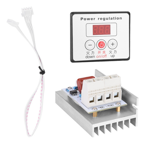 Regulador De Voltaje Digital Dimmer 10000w Scr Control De Ve