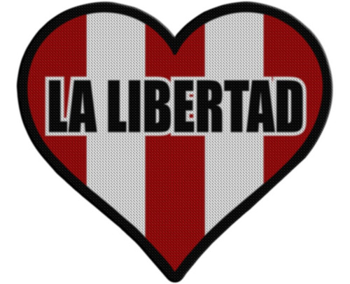 Parche Termoadhesivo Corazon La Libertad Rivadavia