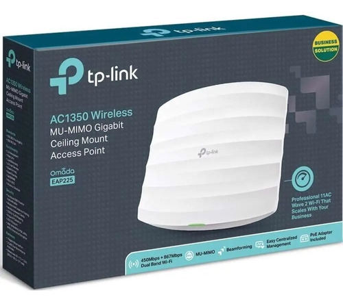 Tp-link Access Point Techo Omada Eap225 Ac1350 Doble Banda