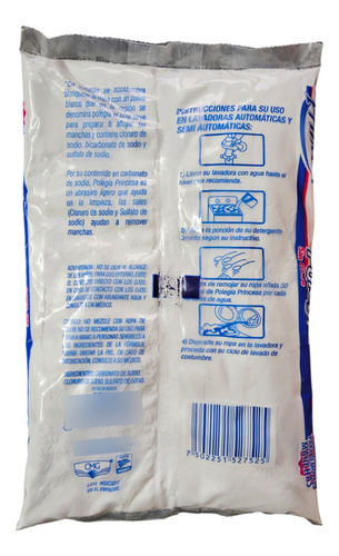2 Bolsas Polegia Princesa Sin Cloro 200g C/u Quitamanchas
