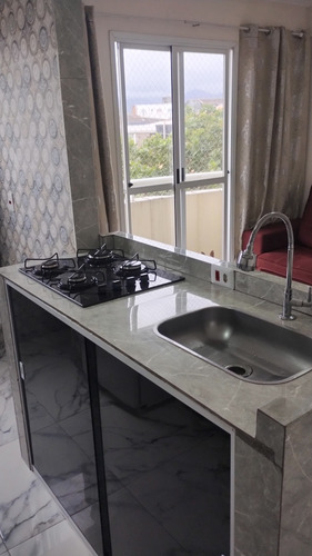 Apto 1 Dorm Com Sacada Lado Praia