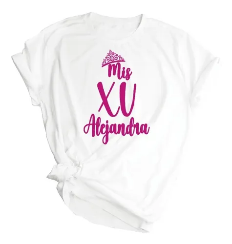 Playera Personalizada Quinceañera | sin intereses