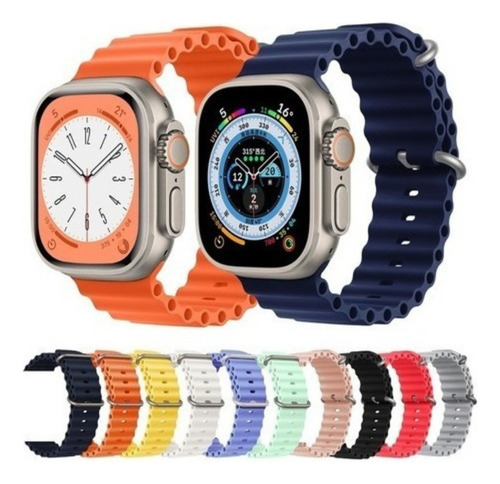 Pulseira Silicone Smartwatch W69 Ultra Plus W68 W59 W29 Pro