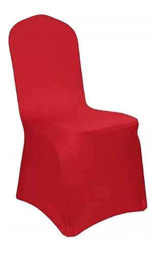 10 Unidades Funda Cubre De Silla Evento Color Rojo