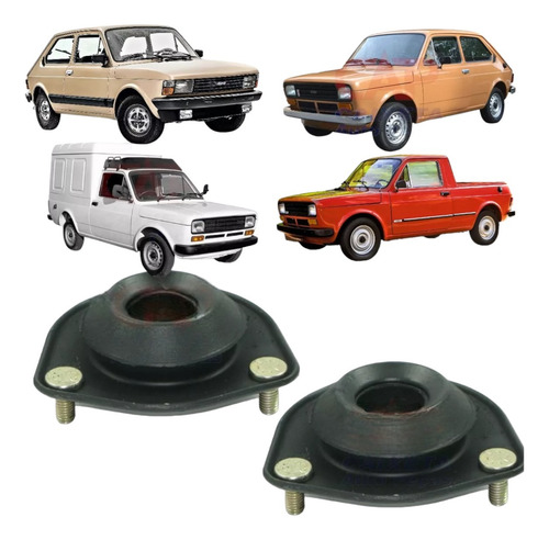 Par Coxim Superior Amortecedor Dianteiro Fiat 147 E Fiorino