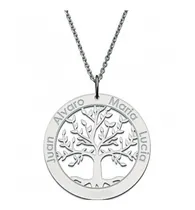Comprar Collar Dije Árbol De La Vida Personalizado Plata En 950 
