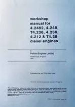 Comprar Manual De Taller Motor Perkins 4.248 4.236 4.212 T4.38
