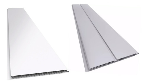 Paquete 15 Tablas De 2,5 Metros Machimbre Pvc Blanco 200x7mm