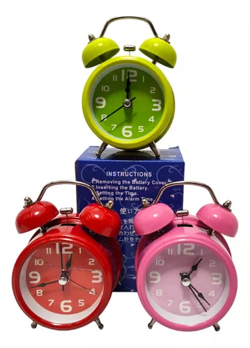 Reloj Despertador Vintage Campana Analógico X6 Mayorista