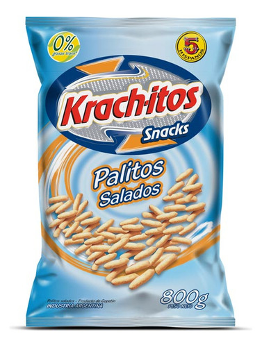 Palitos  Salado 800 Gr Krachitos Snack Pro