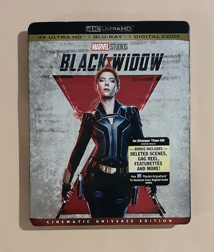 Black Widow - 4k Ultra Hd + Blu-ray Original