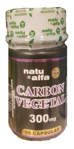 Carbón Vegetal 300mg En Cápsulas