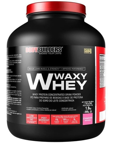 Waxy Whey Protein Bodybuilders 2kg - Validade 10/19