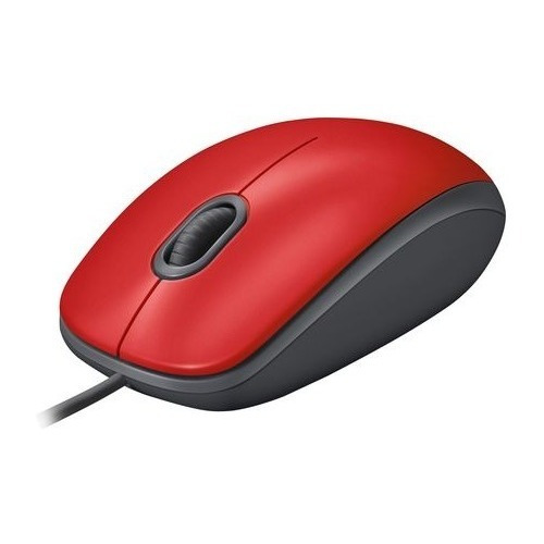 Mouse M110 Silent Alambrico Usb-a 1000dpi Rojo 910-005492