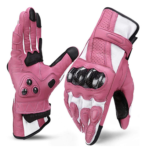 Guantes Para Frio Mujer Moto Largos De Piel Modernos