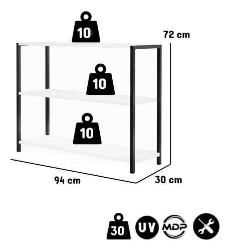 Estante Organizador New York Blanco - Be Design