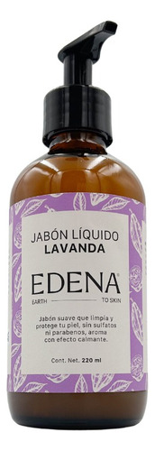 Edena, Jabón Líquido De Manos Y Corporal De Lavanda Calmante