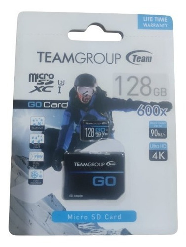 Memoria Micro Sd 128gb V30 U3 Video 4k Ultra Hd Gopro