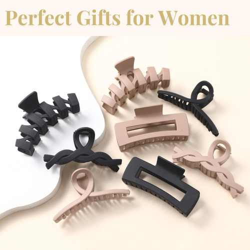 Claw Clips Centstar, Gran Surtido Para Cabello De Mujer, X8