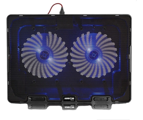 Cooler Para Laptop Polaris Airboom Ab 003, 2 Ventiladores