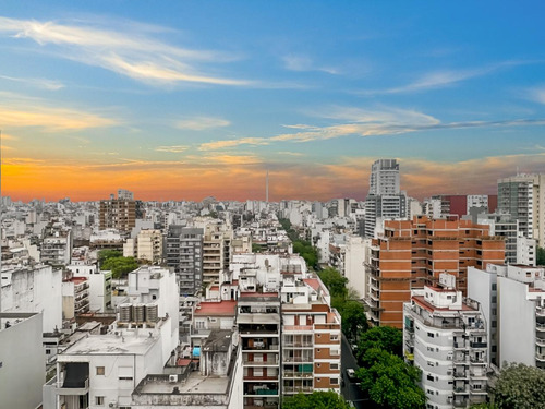 Luminoso Monoambiente En Villa Crespo, Torre Full Amenities Y Seg 24hs