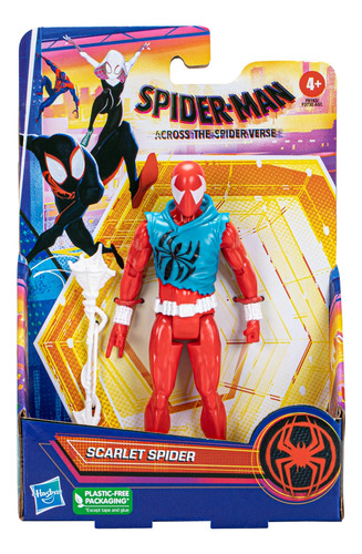 Spiderman Figura 15 Cm Articulada Con Acc. Scarlet Hasbro