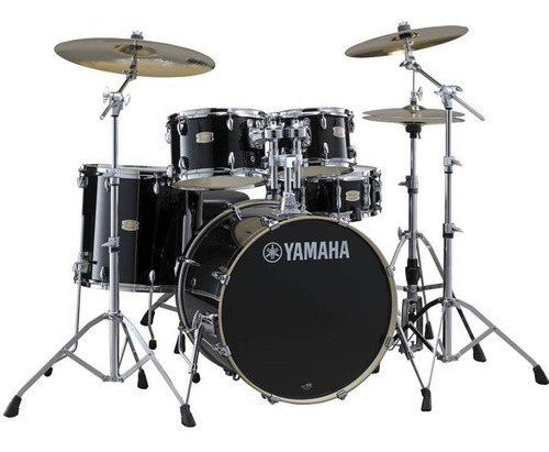 Bateria  Yamaha Sbp2f5 Serie Stage Custom Birch Raven Black