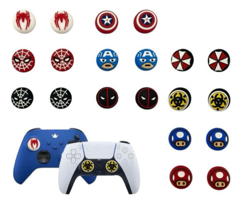 Grips Silicona Análogo Compatible Mando De Ps5 Ps4 Ps3 Xbox