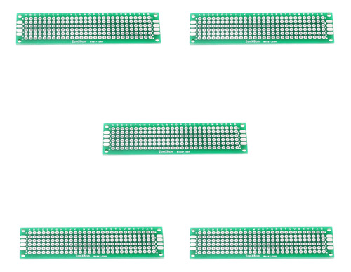 X5 Pcb Placa Experimental Simple 2x8 Para Electronica Fr4