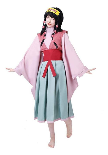 Cosplaydiy Mujer Alluka Zoldyck Aruka Cosplay Disfraz Kimono